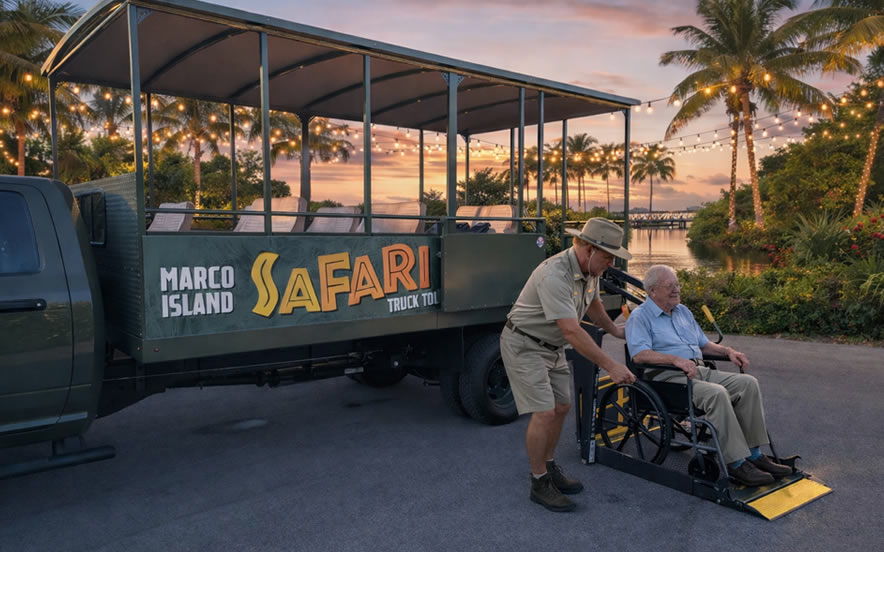 Is your safari truck wheelchair friendly?